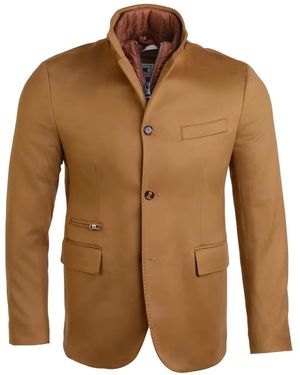 Kiton Tipas Coat - Brown