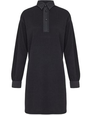 Maison Margiela Wool Polo Top - Blue