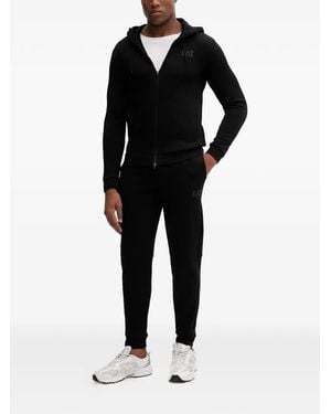 EA7 Zip-Up Hoodie - Black