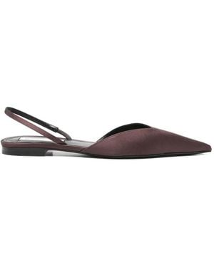 Victoria Beckham Angle Halter Court Shoes - Brown