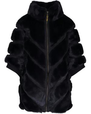 CAMILLA Istanbul Animalia Faux-Fur Coat - Black