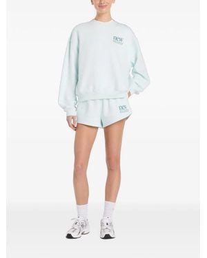 New Balance Logo-Print Sweatshirt - White