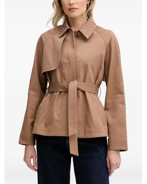 Joseph Ribkoff Embellished Belted Jacket - Blue