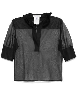 Philosophy Di Lorenzo Serafini Sheer Top - Black