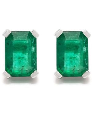 SHAY Orecchini A Bottone - Verde