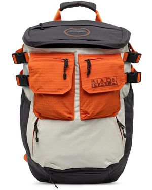 Napapijri Tusco Multi-Pocket Backpack - Orange