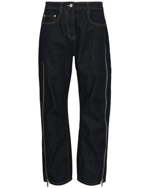 3.1 Phillip Lim Jeans Dritti Con Zip - Nero