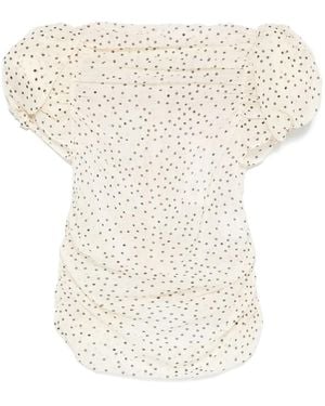Magda Butrym Fitted Top - Natural