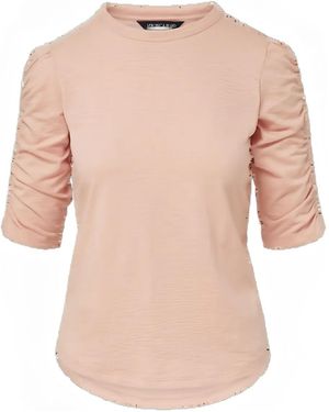 Veronica Beard T-Shirt Con Ruches - Neutro