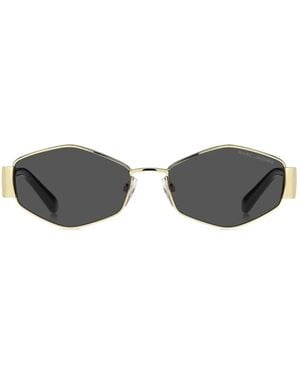 Marc Jacobs Geometric-Frame Sunglasses - Gray