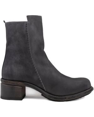 shotof Botas con tacón grueso y cremallera - Negro