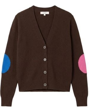 Chinti & Parker Elbow-Patch Cardigan - Brown