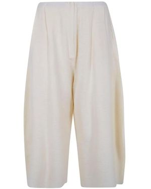 Boboutic Pantalon Ample À Pinces - White