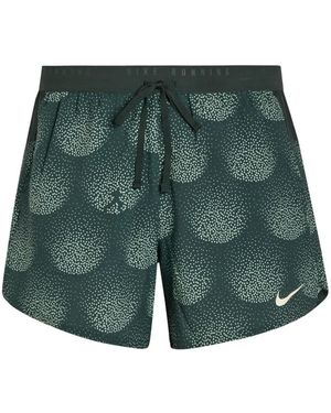 Nike Stride Dri-Fit 5" Brief-Lined Running Shorts - Green