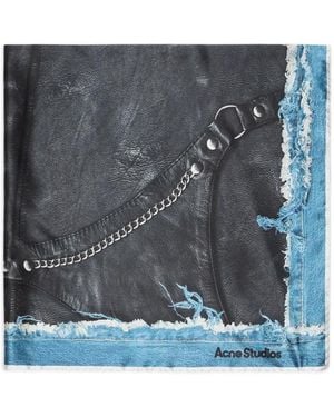 Acne Studios ダメージ スカーフ - グレー