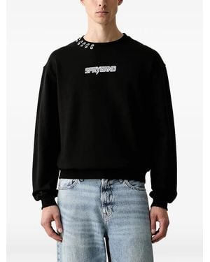Sprayground Lightning Shark Pullover Mit Logo - Schwarz