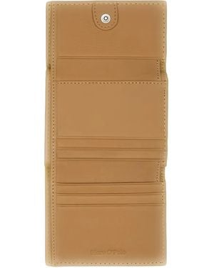 Marc O' Polo Tri-Fold Leather Wallet - Brown