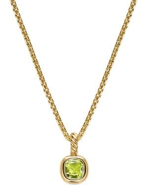 David Yurman Mini Cushion Cut Amulet - Metallic