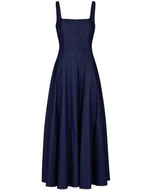 Nicholas Athena Midi Dress - Blue