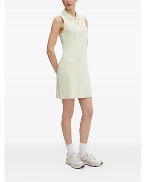 Guess Sleeveless Polo-Collar Mini Dress - White
