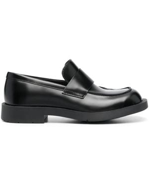 CAMPERLAB Mocassino nero punta squadrata