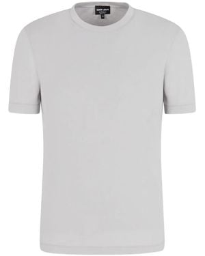 Giorgio Armani T-Shirt mit Rundhalsausschnitt - Weiß