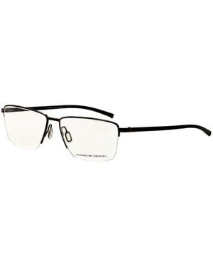 Porsche Design Rectangle-Frame Glasses - White