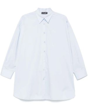 Lorena Antoniazzi Camicia Con Colletto Classico - Bianco