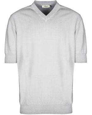 Altea T-Shirt Met V-Hals - Wit