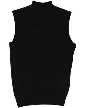 Max Mara High-Neck Sleeveless Top - Black