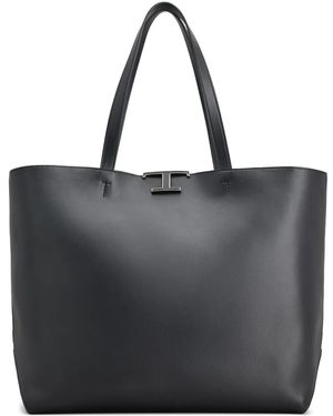 Tod's Leather Tote Bag - Black