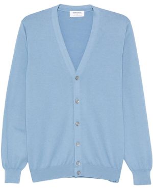 Gran Sasso V-neck Cardigan - ブルー