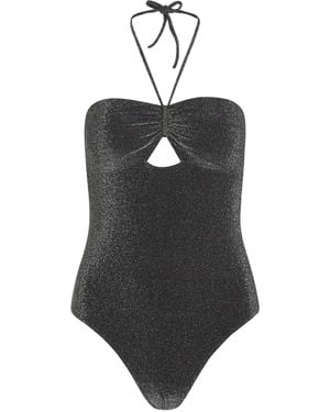 Karl Lagerfeld Maillot De Bain À Plaque Logo - Noir