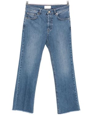 iBlues Raw-hem flared jeans - Blau