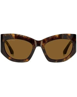 Etro Pegaso-Detail Sunglasses - Brown