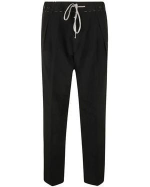 Maison Margiela Drawstring Trousers - Black