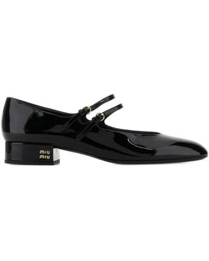 Miu Miu Zapatos con tacón de 30 mm - Negro