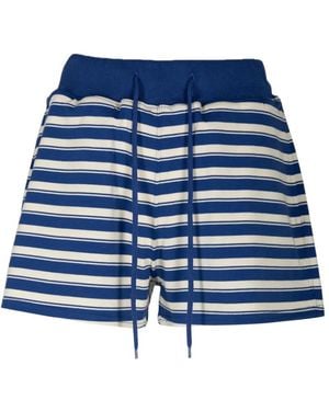 Denimist Striped Shorts - Blue