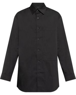 Y-3 Button-Fastening Shirt - Black