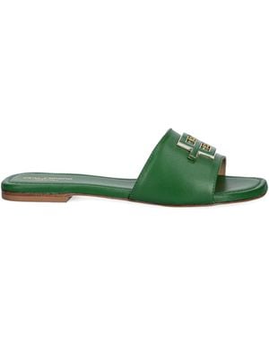 Baldinini Logo-Plaque Sandals - Green