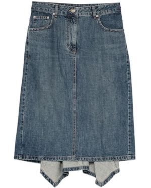 Juun.J Jeansrock Mit Asymmetrischen Einsätzen - Blau