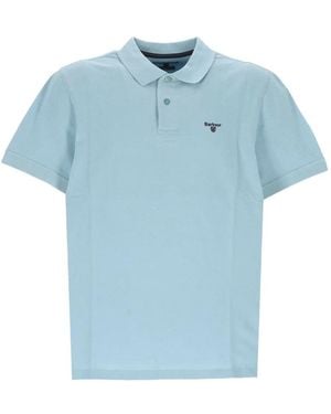 Barbour Lightweight Logo-Embroidered Polo Shirt - Blue
