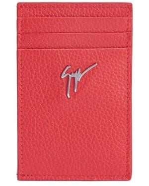 Giuseppe Zanotti Albert Card Holder - Red