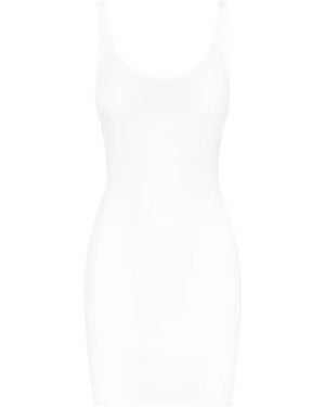 Maison Close Mini La Femme Amazone Ribbed Dress - White