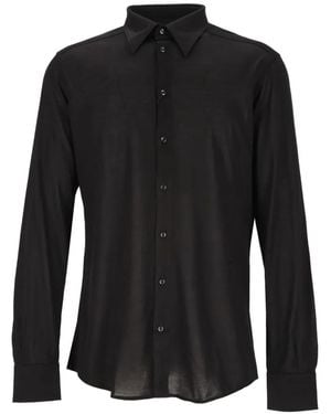 Dolce & Gabbana Chemise Martini En Jersey - Black