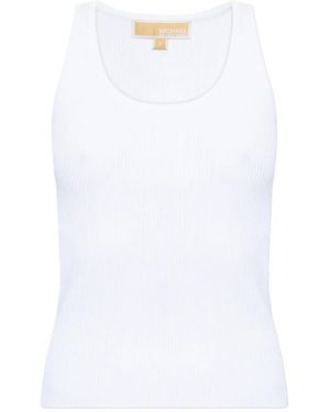 MICHAEL Michael Kors Ribbed Tank Top - White
