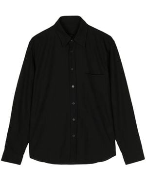 Yohji Yamamoto Detachable-Collar Cotton Shirt - Black