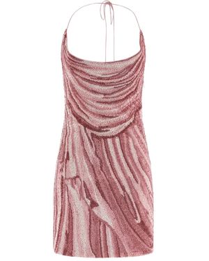 Balmain Sequin Dress - Red