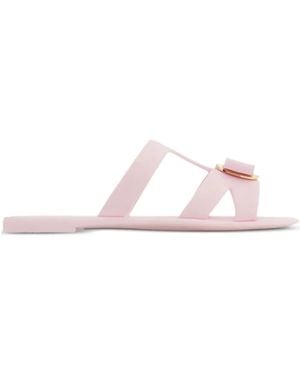 Ferragamo Sandali Slides New Vara - Rosa