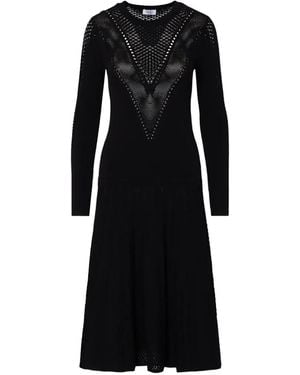 Liu Jo Knit Midi Dress - Black